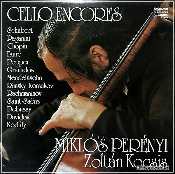 CELLO ENCORES MIKLOS PERENYI ZOLTAN HUNGARATON SLPD 12574