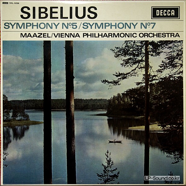 SIBELIUS - SYMPHONY NO. 5 & 7 VIENNA PO, MAAZEL - UK DECCA SXL 6236