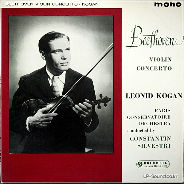 BEETHOVEN VIOLIN CONCERTO LEONID KOGAN COLUMBIA 33CX 1738