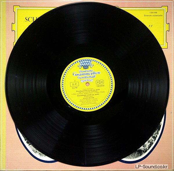 SCHUBERT STRING QUARTET AMADEUS RED TAB DGG LP 138 048
