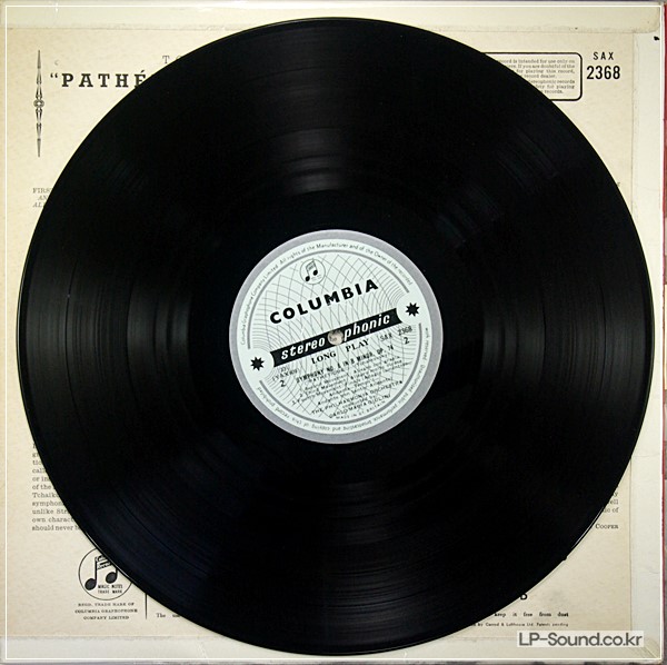 TCHAIKOVSKY SYMPHONY PATHETIQUE GIULINI SAX 2368