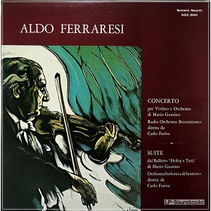 ALDO FERRARESI GUARINO VIOLIN CONCERTO ITALY SANREMO 2LP