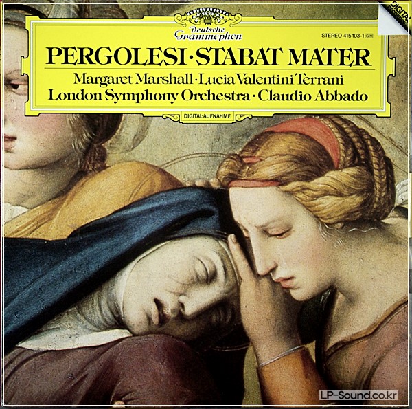 PERGOLESI STABAT MATERDG ABBADO 1933-2014  DIGITAL 415 103-1
