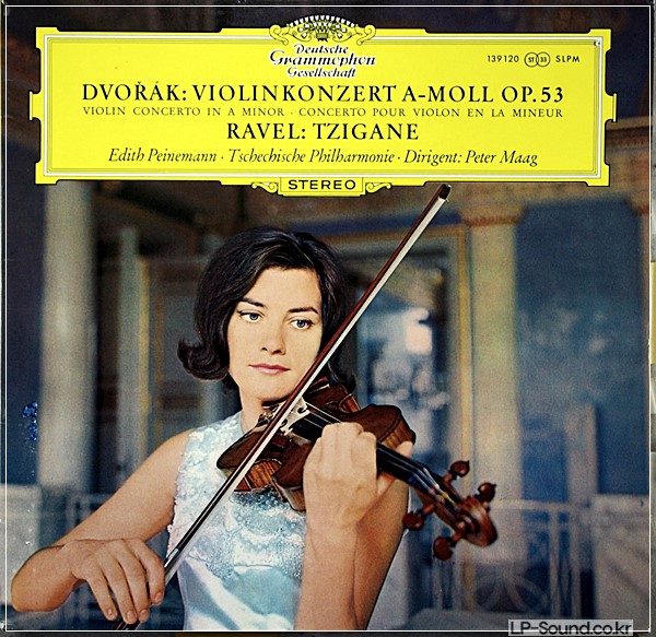 DVORAK RAVEL TZIGANE PEINEMANN DGG 139 120 SLPM
