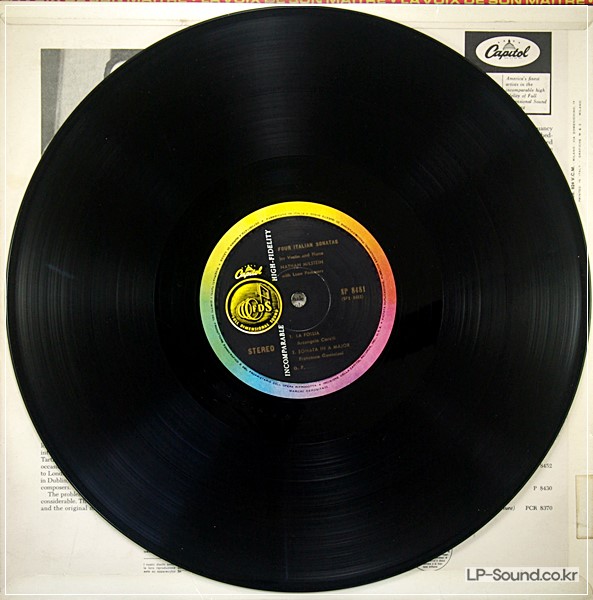 NATHAN MILSTEIN / FOUR ITALIAN SONATAS  SP 8481