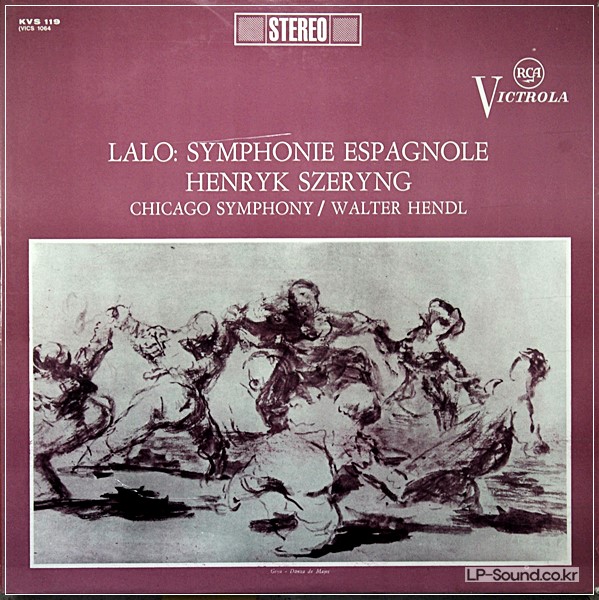 LALO SYMPHONIE ESPAGNOLE HENRYK SZERYNG HENDL RCA LIVING STEREO VICS 1064
