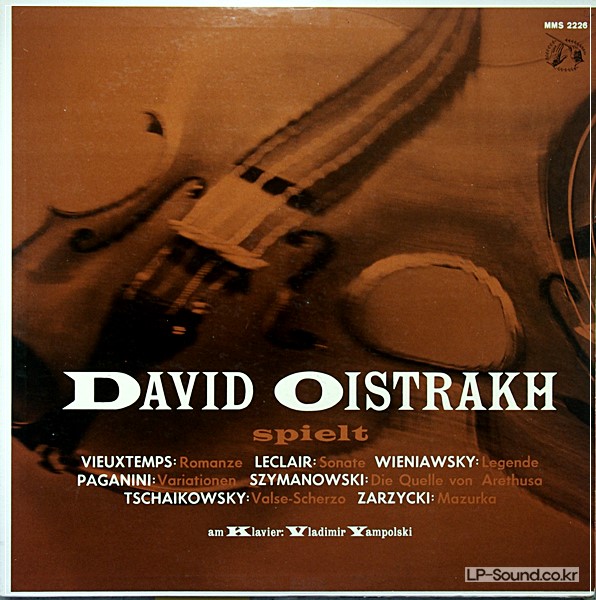 DAVID OISTRAKH VLADIMIR VAMPOLSKI SPIELT MMS 2226