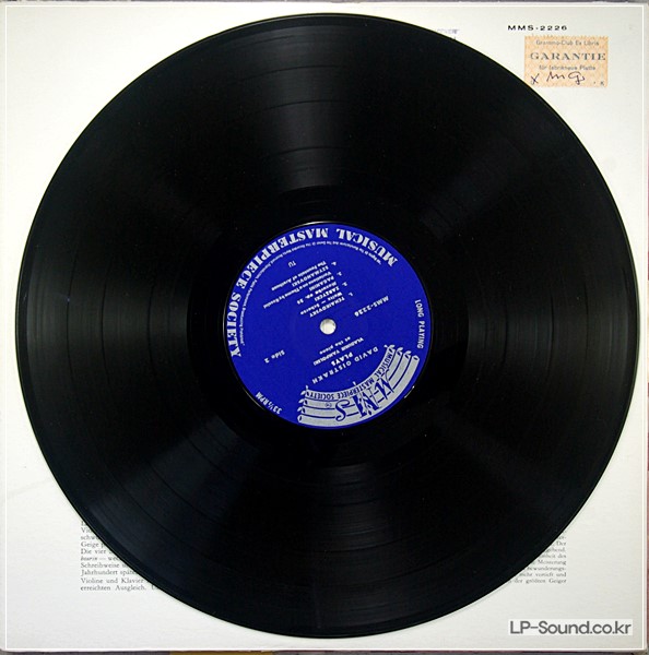 DAVID OISTRAKH VLADIMIR VAMPOLSKI SPIELT MMS 2226