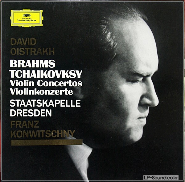 BRAHMS TCHAIKOVSKY VIOLIN CONCERTO OISTRAKH  DG POLYGRAM  2LP