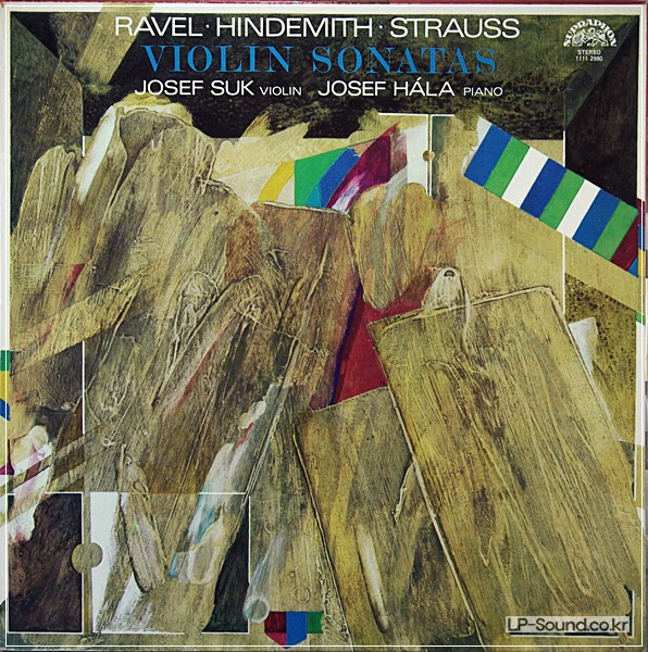 RAVEL HINDEMITH STRAUSS VIOLIN SONATA SUPRATHON STEREO 1111 2980