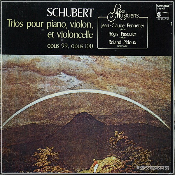 SCHUBERT TRIOS POUR PIANO, VIOLON, ET VIOLONCELLE  HARMONIA MUNDI HM 1047/48