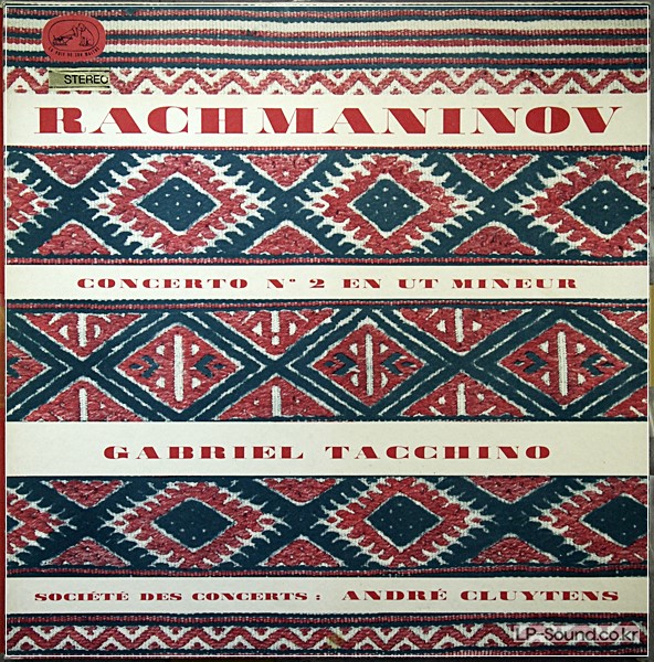 RACHMANINOV PIANO CONCERTO NO. 2  TACCHINO/CLUYTENS  ASDF 624
