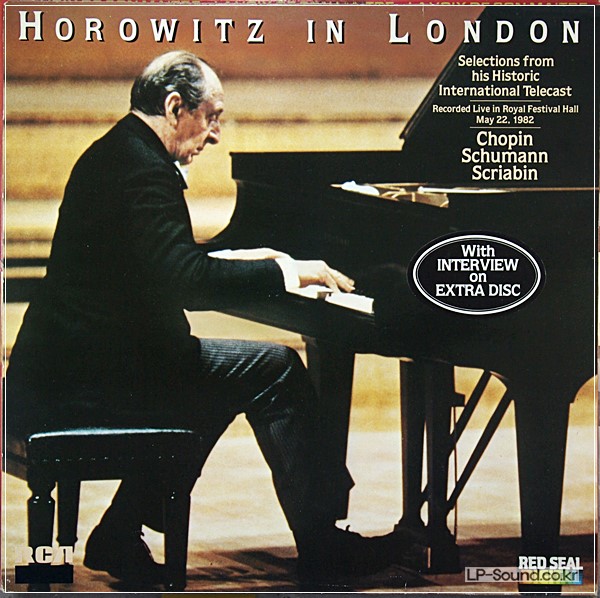 HOROWITZ IN LONDON CHOPIN . SCHUMANN . SCRIABIN RCA RED SEAL