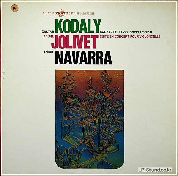 KODALY - ANDRE JOLIVET - ANDRE NAVARRA - ERATO STU 70364