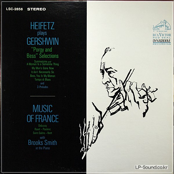 HEIFETZ GERSHWIN BROOKS SMITH RCA LIVING STEREO  LSC-2856