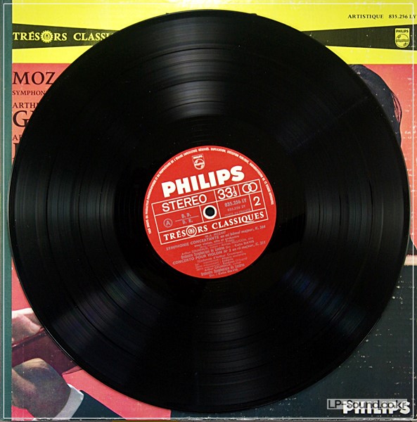 ARTHUR GRUMIAUX PELLICCIA MOZART PHILIPS HI-FI STEREO 835 256 LY FRANCE