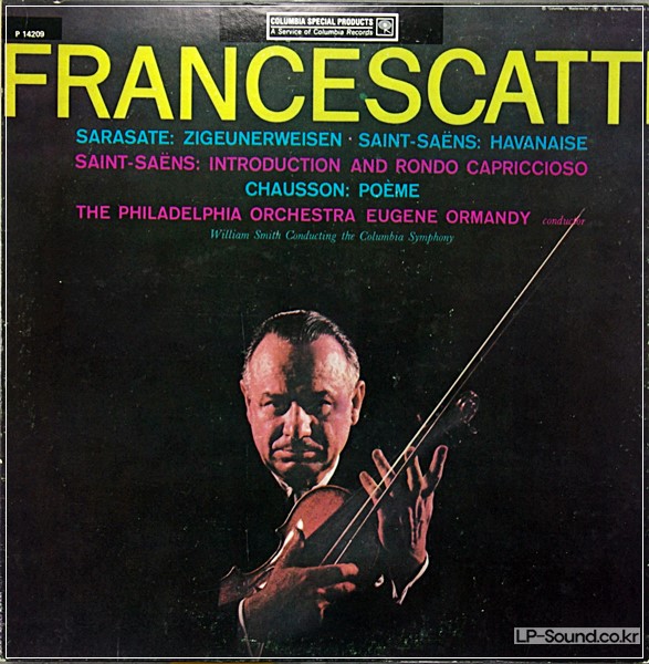 SARASATE SAINT-SAENS CHAUSSON FRANCESCATTI ORMANDY P14029 STREO