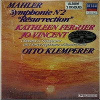 MAHLER: SYMPHONY N°2 RESURRéCTION FERRIER VINCENT KLEMPERER / DECCA LPS