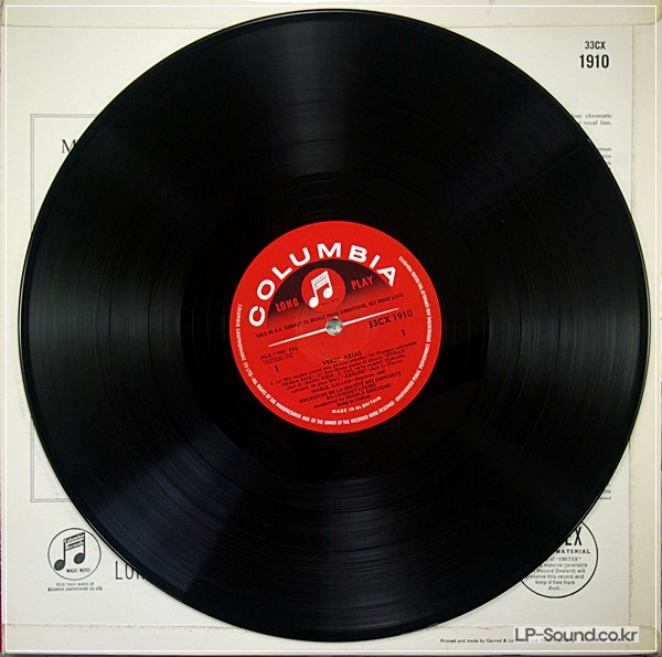 MARIA CALLAS ARIAS VERDI ORIG 33CX 1910