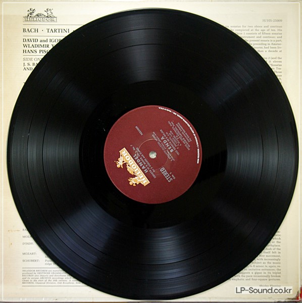 DAVID & IGOR OISTRAKH JS BACH SONATA IN C MAJOR, HELIODOR HS25009