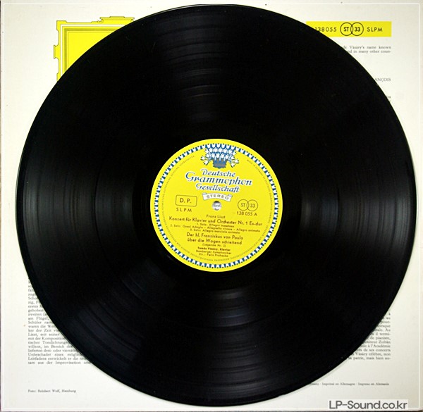 LISZT  TAMAS VASARY - FELIX PROHASKA / / DGG SLPM 138 055