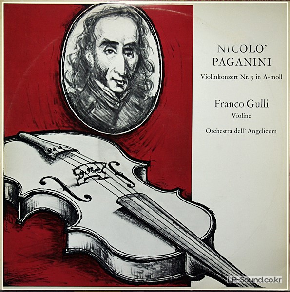 PAGANINI VIOLIN CONCERTO NO.5 FRANCO GULLI  CPC 5933
