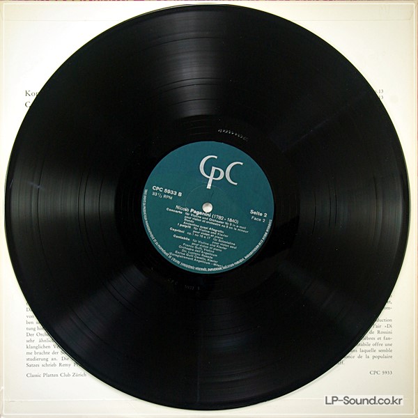 PAGANINI VIOLIN CONCERTO NO.5 FRANCO GULLI  CPC 5933