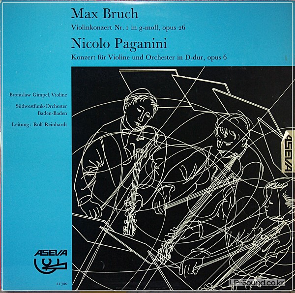 BRONISLAW GIMPEL, VIOLIN: BRUCH, PAGANINI ORBIS 11 720