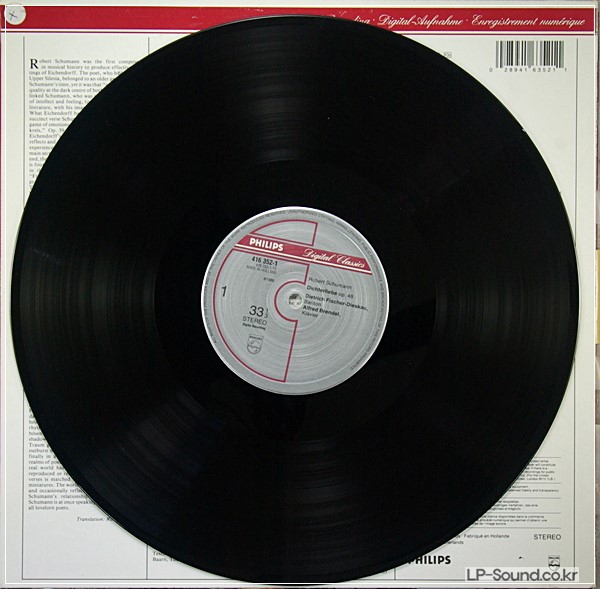 ROBERT SCHUMANN  LIEDERKREIS OP. 39 / DICHTERLIEBE OP. 48