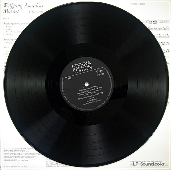 MOZART K406+516 ULBRICH-QAURT ETETERNA 8 26 068