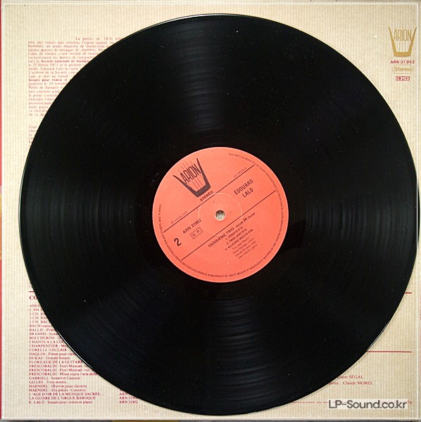 LALO VIOLIN & PIANO SONATA TRIO JEAN MARTIN ARION ARN 31 962