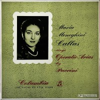 MARIA CALLAS SINGS PUCCINI ARIAS ED1 UK COLUMBIA 33CX 1204