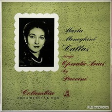 MARIA CALLAS SINGS PUCCINI ARIAS ED1 UK COLUMBIA 33CX 1204