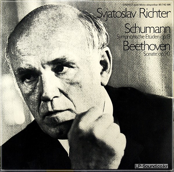 SCHUMANN BEETHOVEN RICHTER PIANO LP EURODISC 85 742 MK