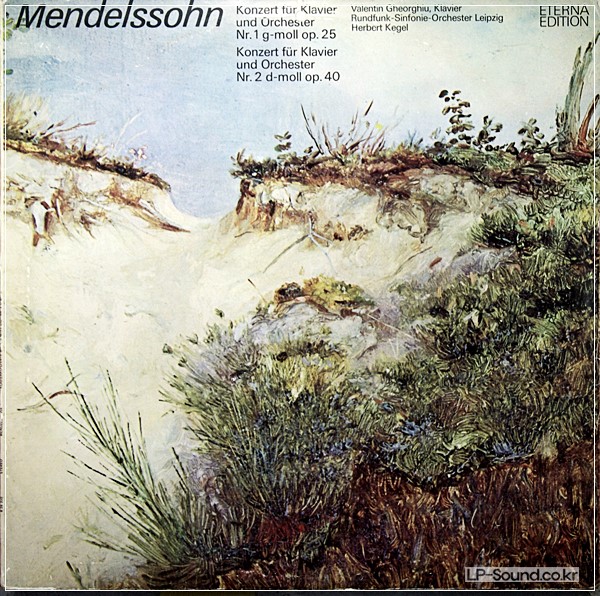 MENDELSSOHN KONZERT FüR KLAVIER NR.1 UND 2 GHEORGHIU LP/ G294
