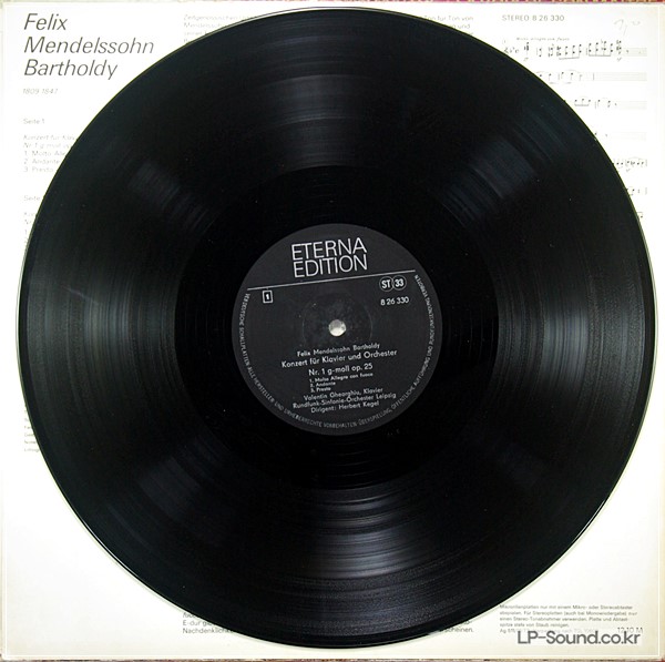 MENDELSSOHN KONZERT FüR KLAVIER NR.1 UND 2 GHEORGHIU LP/ G294