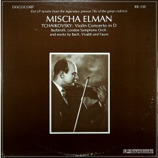 TCHAIKOVSKY VIOLIN CONCERTO MISCHA ELMAN  DISCOCORP