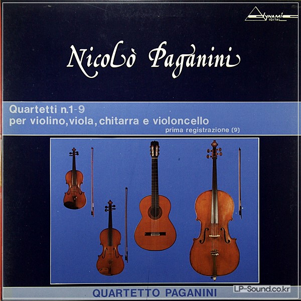 DYNAMIC PAGANINI QUARTET VIOLA VIOLIN GUITAR DDS 6035