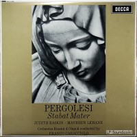 PERGOLESI STABAT MATER / CARACCIOLO / RASKIN /  DECCA SXL 6153