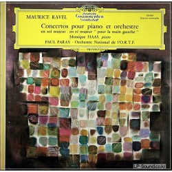 RAVEL PIANO CONCERTOS *MONIQUE HAAS PAUL PARAY  DGG SLPM 138 988