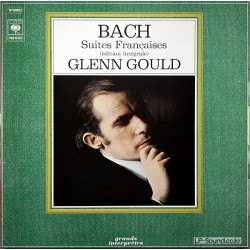 BACH SUITES FRANCAISES GLENN GOULD KLAVIER VINYL CBS CB 331