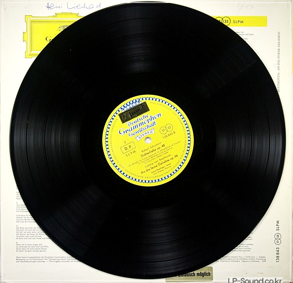 BEETHOVEN / SCHUMANN  HAEFLIGER – WERBA SLPM 138 843