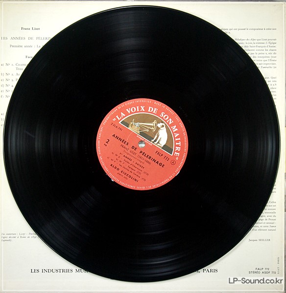 LISZT PREMIERE LA SUISSE *CICCOLINI*PATHE STEREO ASDF 772