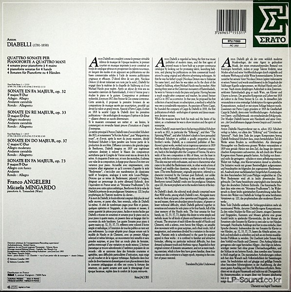 ANTON DIABELLI,FRANCO ANGELERI,MICAELA MINGARDO ANGELERI–QUATTRO SONATE