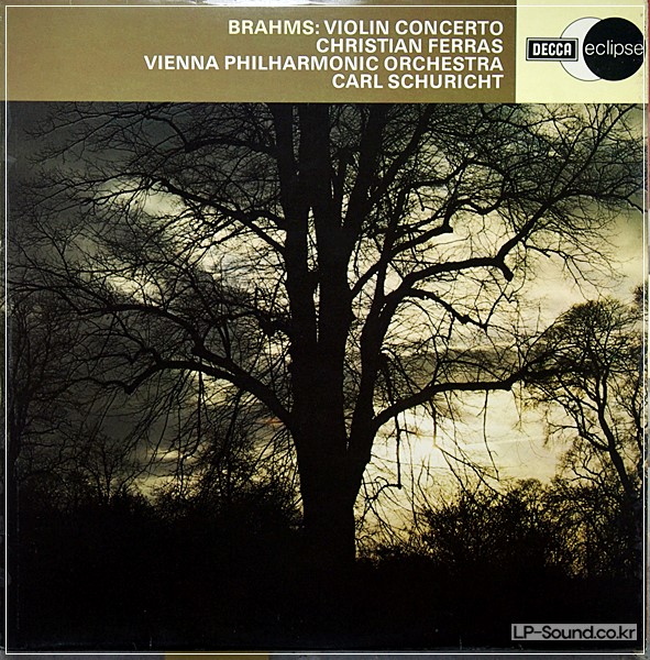 BRAHMS, VIOLIN CONCERTO IN D OP.77 / FERRAS,VIOLIN & CARL SCHURICHT ECS 704