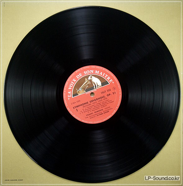 LALO SYMPHONIE ESPAGNOLE MENUHIN SAINT-SAENS GOOSSENS LVDSM HMV  FALP 556