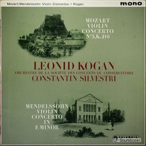 MOZART,MENDELSSOHN VIOLIN KOGAN,SILVESTRI  33CX 1744