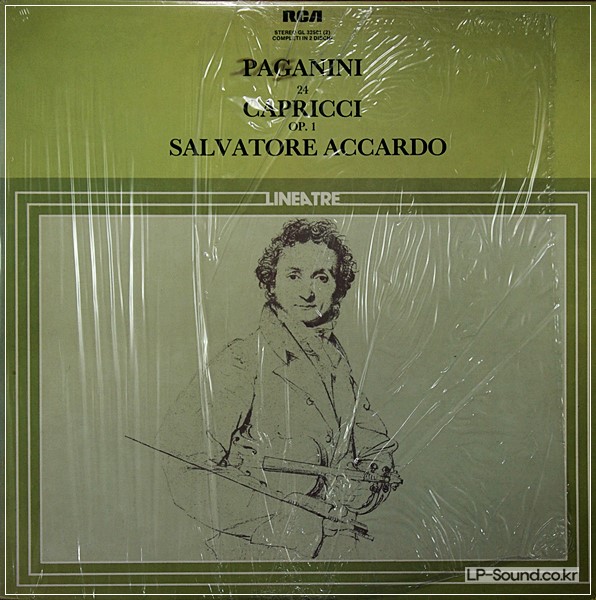 PAGANINI, 24 CAPRICCI SALVATORE ACCARDO  RCA GL 32501 2LP