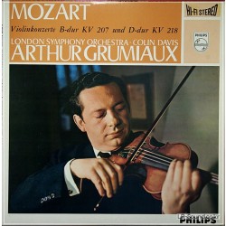MOZART - VIOLIN CONCERTO 216 / 219 GRUMIAUX PHILIPS HIFI STREO 835 112 AY
