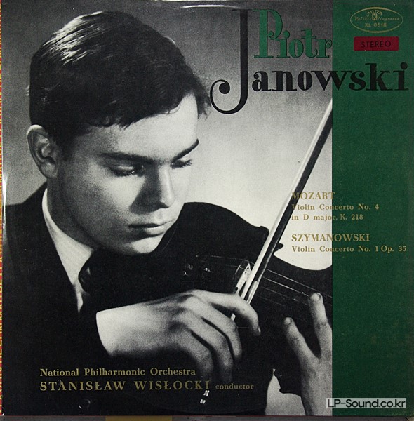 PIOTR JANOWSKI, WISLOCKI: MOZART, SZYMANOWSKI: VIOLIN   MUZA XL 0518 ED1